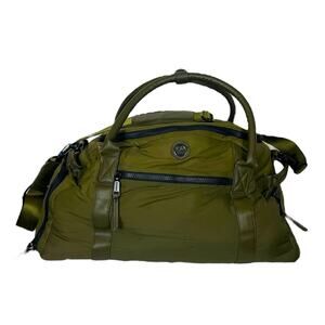 Joan & David Duffle Bag Fabric Removable Strap Olive Army Green Men’s Women’s
